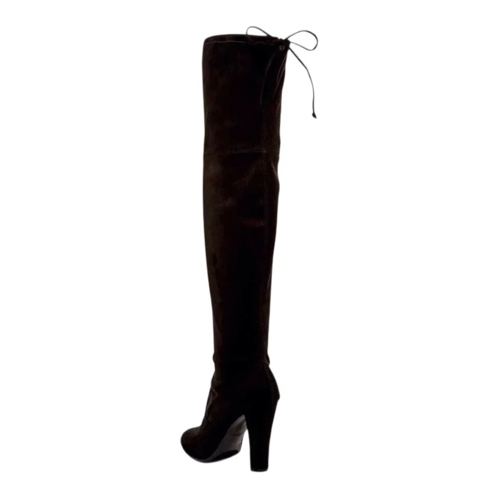 Zigi Soho Black Over-the-Knee Boots with a Chunky Heel size 6 NWOB